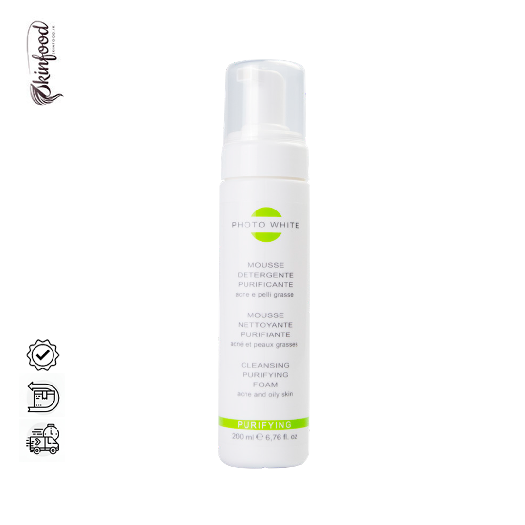 فوم پاک کننده پوست چرب و آکنه ای فیتو وایت